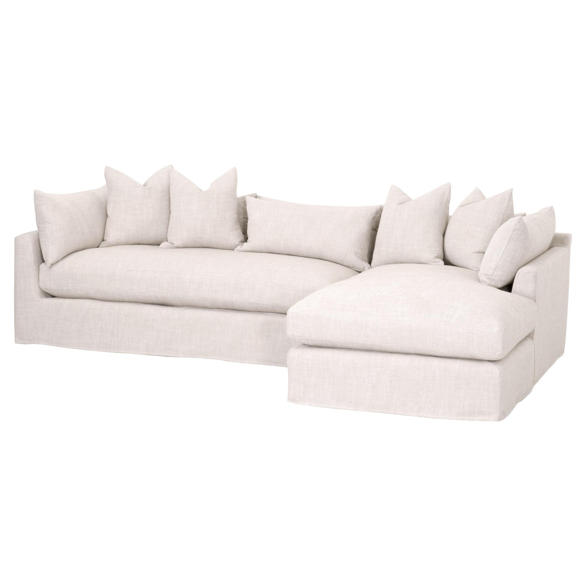Haven 110" Lounge Slipcover RF Sectional